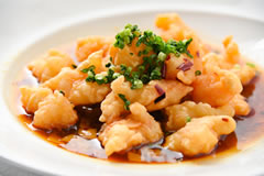 ムーラン式大エビのチリソース炒め